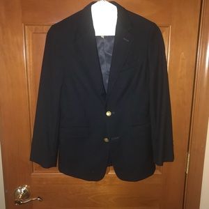 Navy Blue Nautica blazer with gold buttons